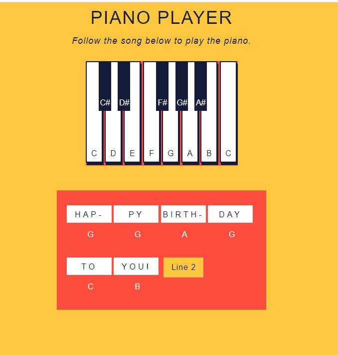 piano player web app